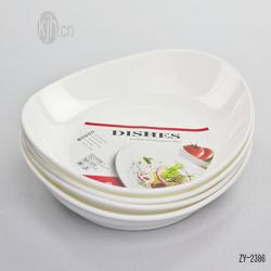 8寸橢圓型餐盤(pán)（4pcs）