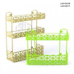 雕花方型二層、三層架